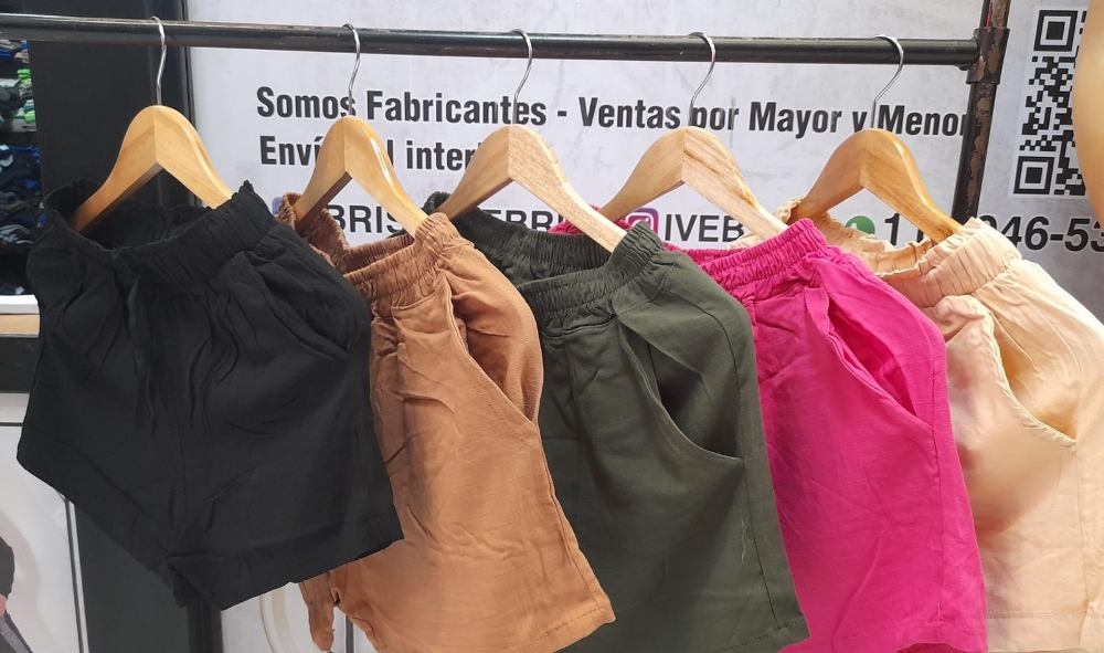 Short con Bolsillo de Lino Elastizada - Imagen 3