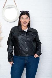 Campera Cuerina Talles Especiales