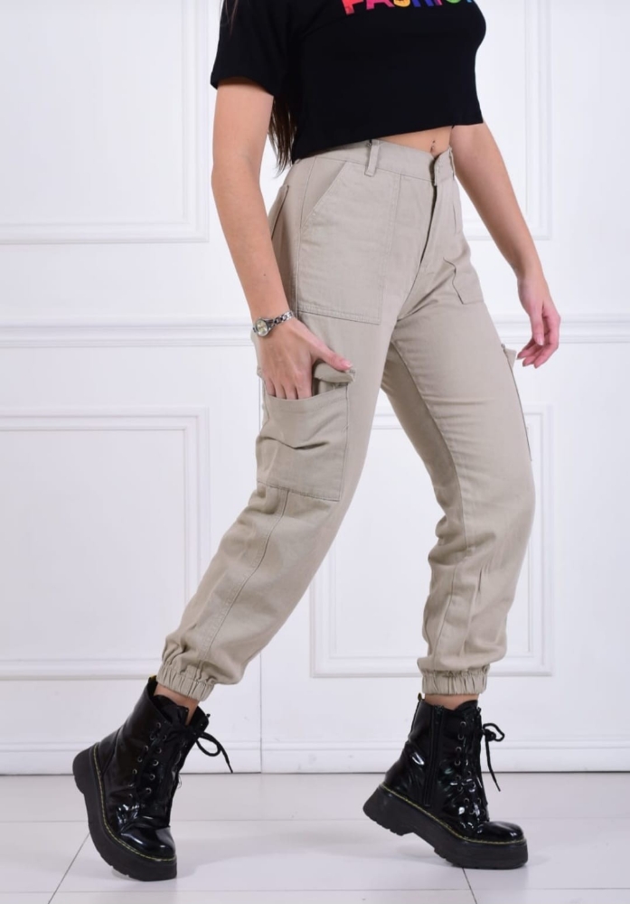 Jogger Beige Rigido - Imagen 2