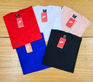 Remeras Algodón Peinado Logo Bordado