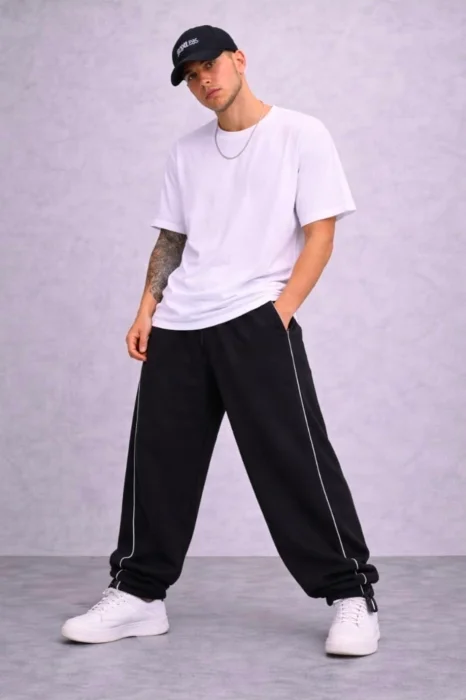 Super Baggy Unisex Rústico Pesado Peinado( D)