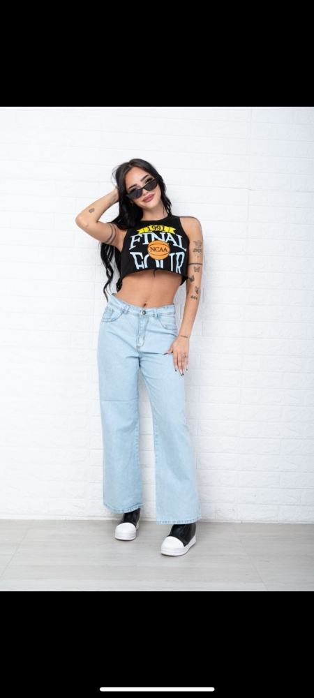 Wide Leg Celeste - Imagen 3