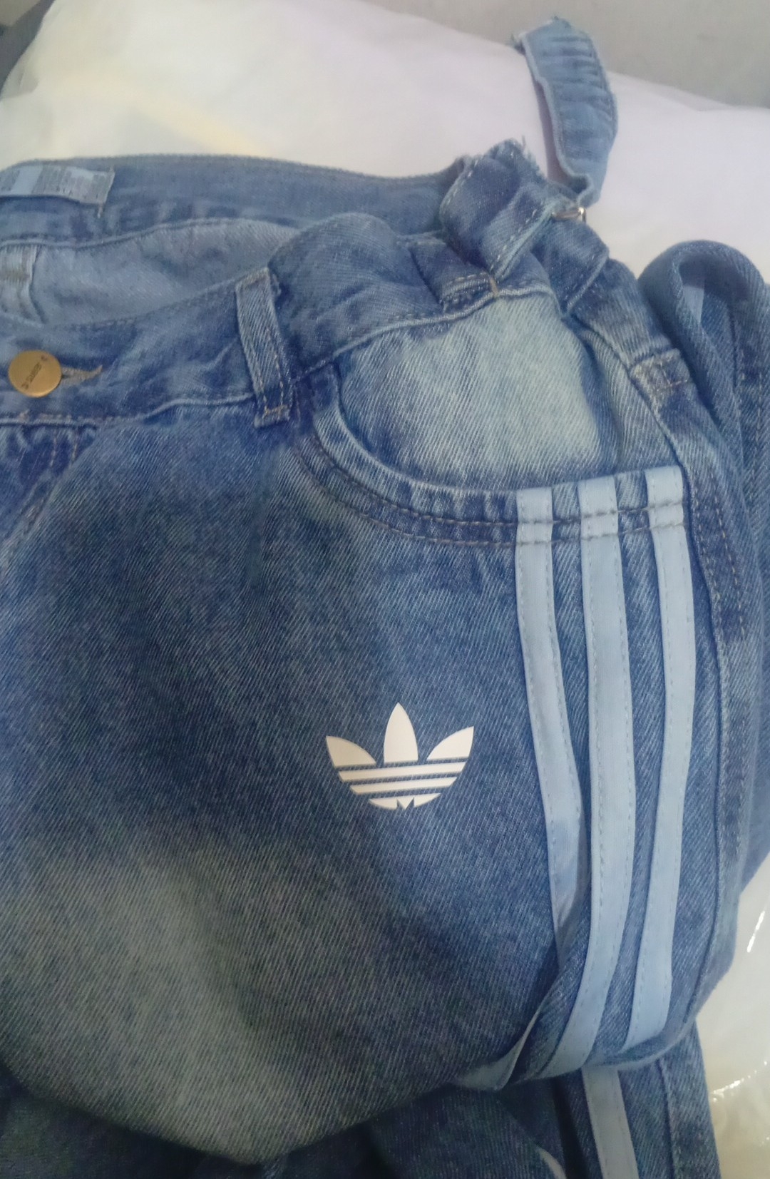 Jean Baggy Adi Das Regulador Dama Tres Tiras Oferta - Imagen 3