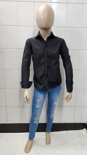 Camisas Liso de Colores Manga Larga de Niños - Miniatura 4