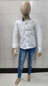 Camisas Liso de Colores Manga Larga de Niños - Miniatura 2