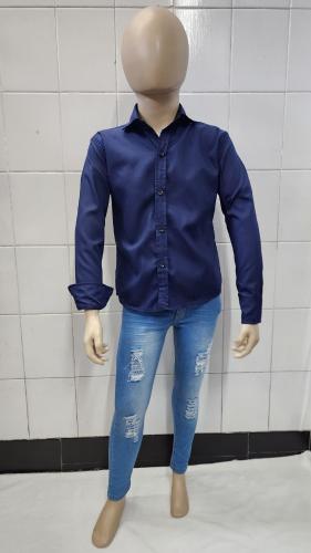 Camisas Liso de Colores Manga Larga de Niños - Miniatura 5
