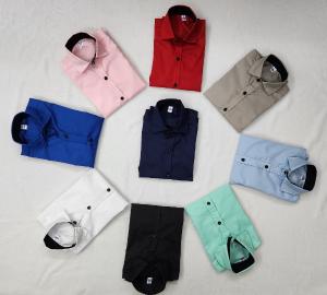 Camisas Liso de Colores Manga Larga de Niños - Miniatura 3
