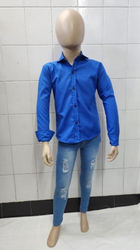 Camisas Liso de Colores Manga Larga de Niños - Miniatura 6
