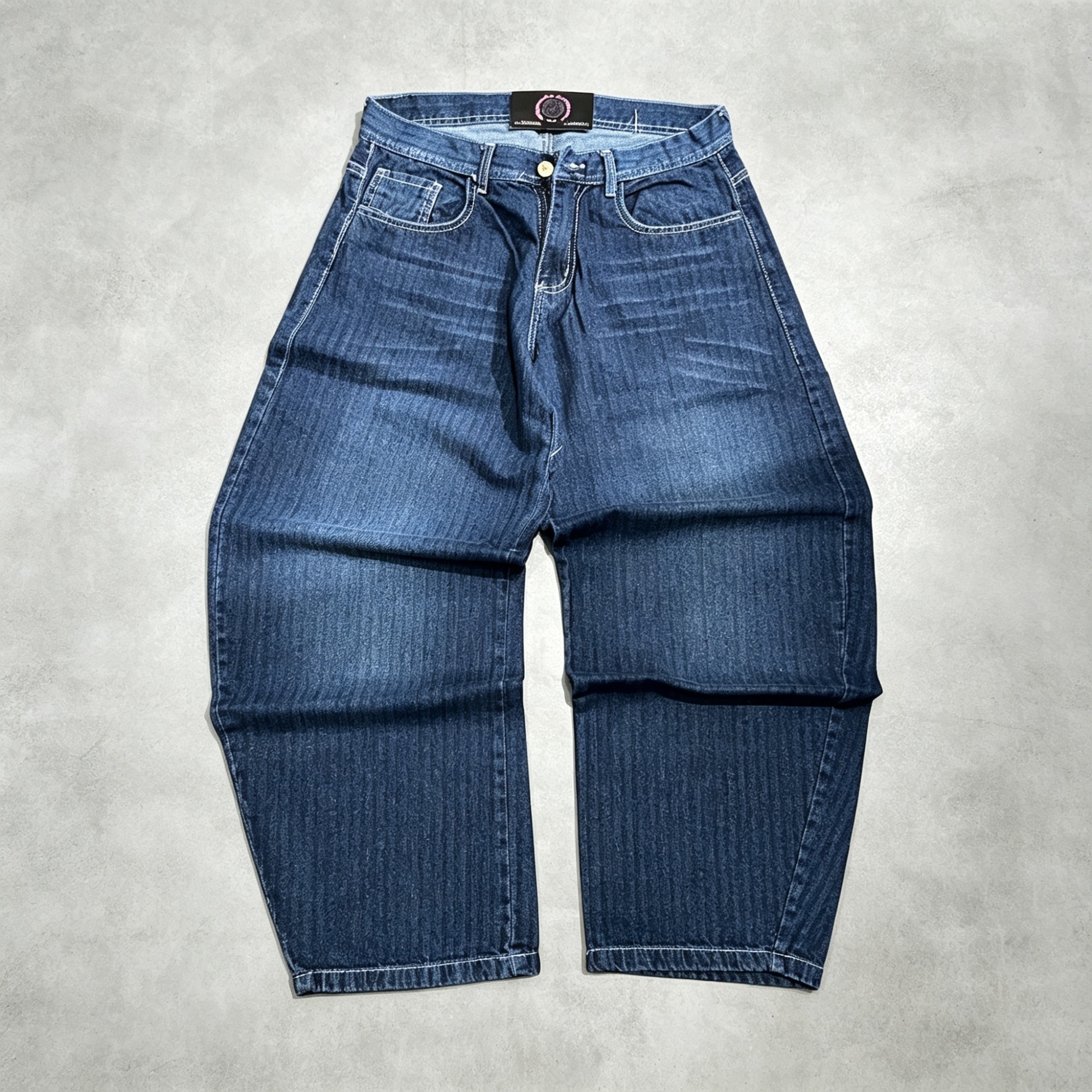 Pantalon Bagui Bordado Jean - Imagen 2
