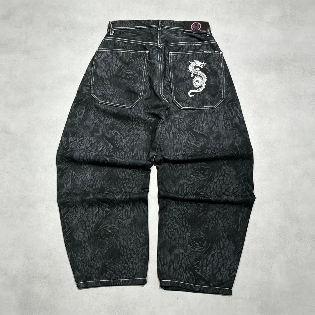 Pantalon Bagui Bordado Jean - Imagen 3