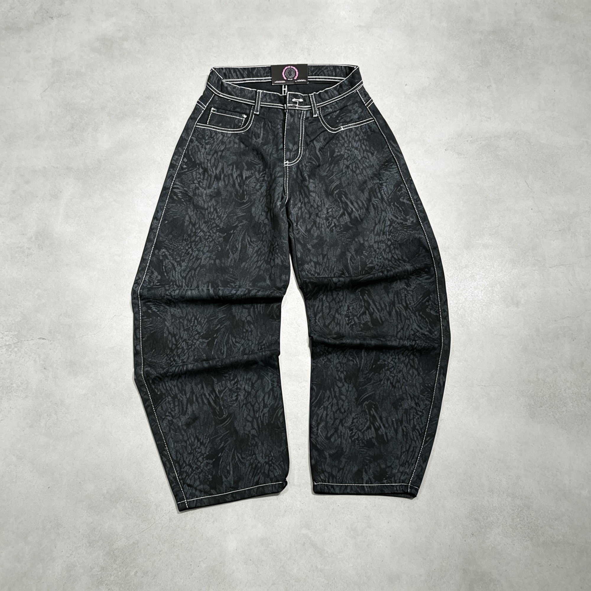 Pantalon Bagui Bordado Jean - Imagen 4