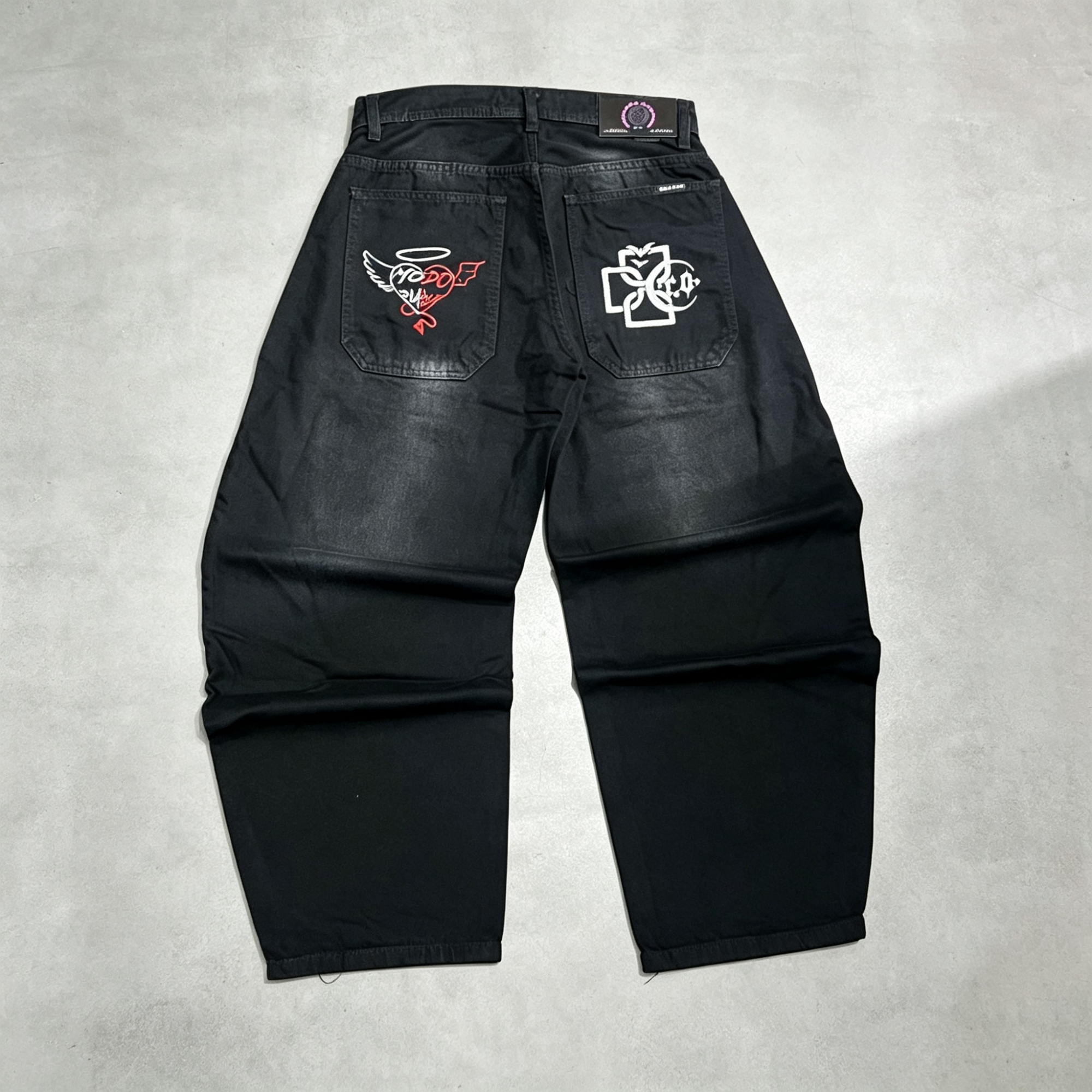 Pantalon Bagui Bordado Jean - Imagen 5