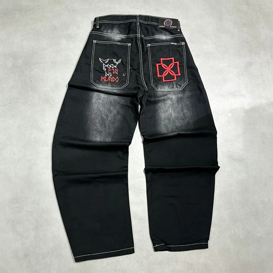 Pantalon Bagui Bordado Jean - Imagen 6