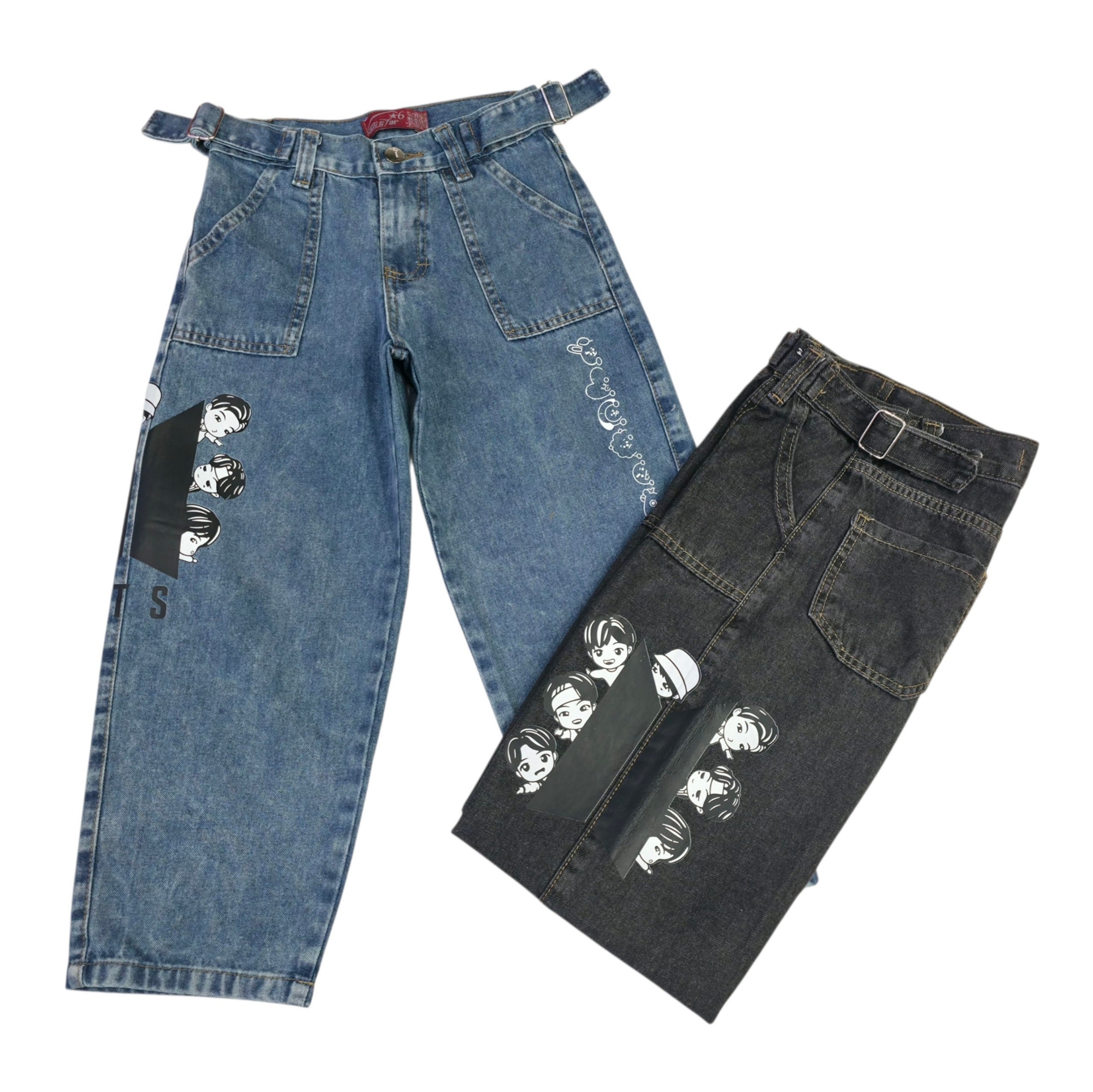 Pant Baggy Bts C/regulador Unisex - Imagen 2