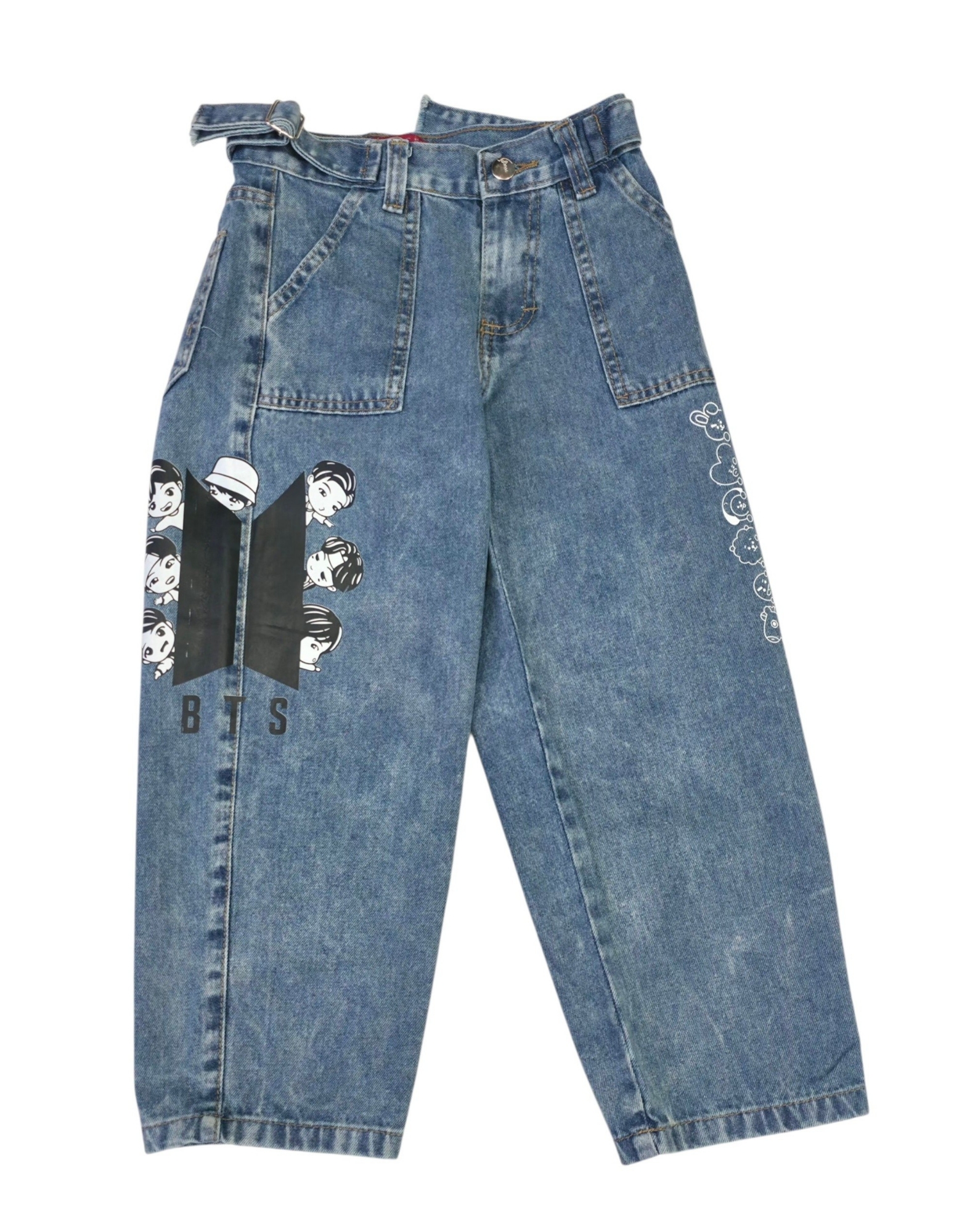 Pant Baggy Bts C/regulador Unisex - Imagen 3