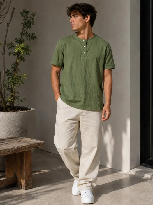 Camisola de Lino Spandex (mao)