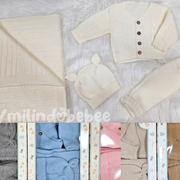 Set 4piezas Tejido
