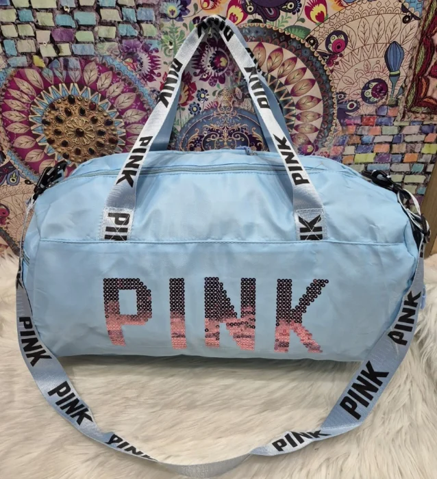 Volvieronlos Bolsos Pink con Lentejuelas.