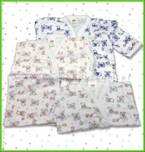 Batita Estampada Fondo Blanco en Pack de 6 Art 659