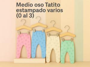 Medio Oso Estampado Art. 646 Pack X 6