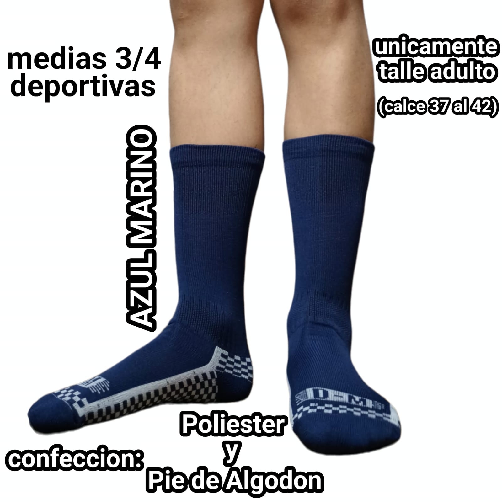 Medias 3/4 de Entrenamiento /. Futbol - Imagen 1