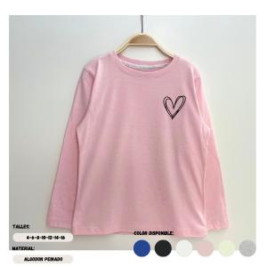 Remera Manga Larga de Algodon con Estampa