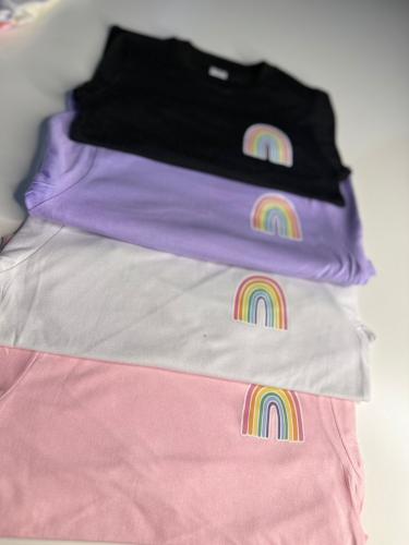 Remera Manga Larga de Algodon con Estampa