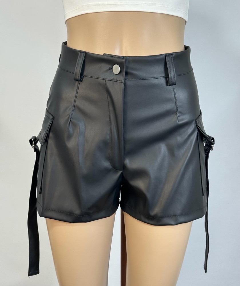 Short Cargo de Cuerina - Imagen 2