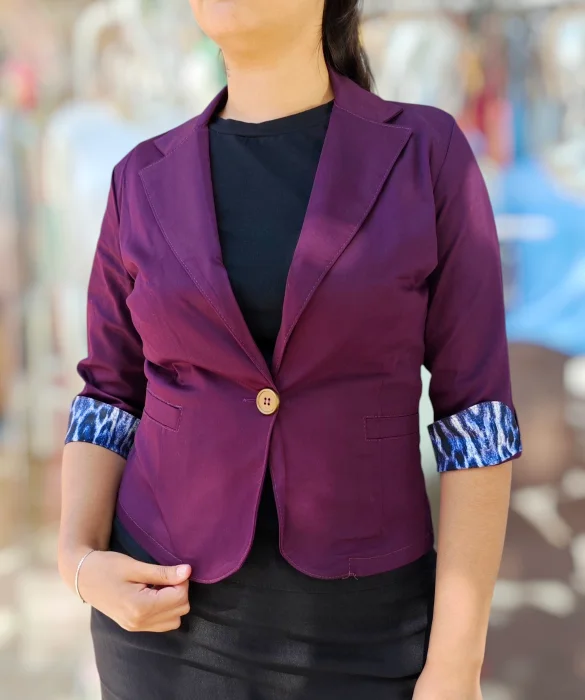 Blazer 3/4 de Gabardina