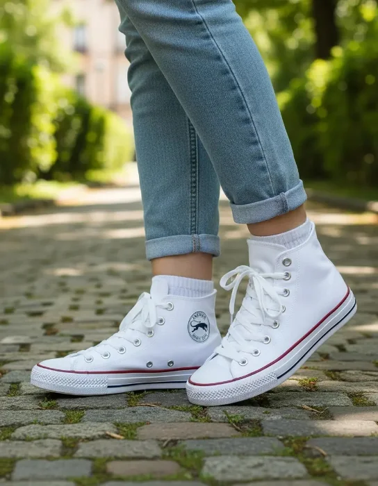 Zapatilla Jaguar Orignal Botita Tipo Converse Art 8575 (34 al 44)