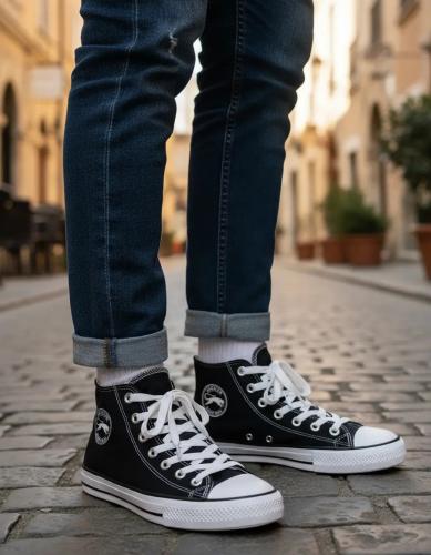 Zapatilla Jaguar Orignal Botita Tipo Converse Art 8575 (34 al 44) - Miniatura 4