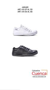 Zapatilla Jaguar Colegial Art 410 (27 al 33) y (34 al 40)