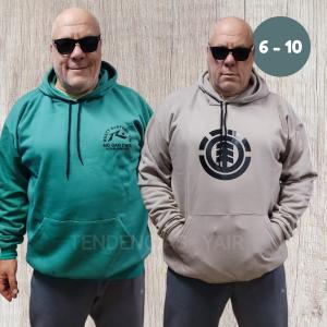 Friza Buzos Canguro Talles Especiales - Miniatura 3