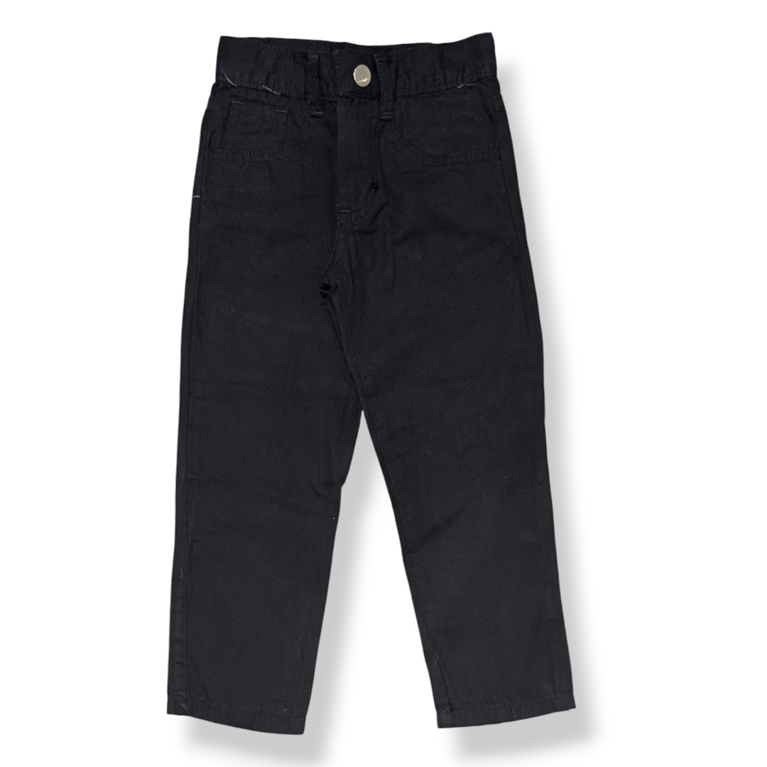 Art 3723 Pantalón para Niños Mom Ancho de Gabardina - 3723%20neg.jpg