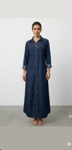 Maxi Camisa ( Azul Oscuro )