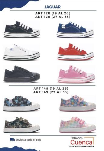 Zapatilla Jaguar Niños Lona Art.128 19 al 33
