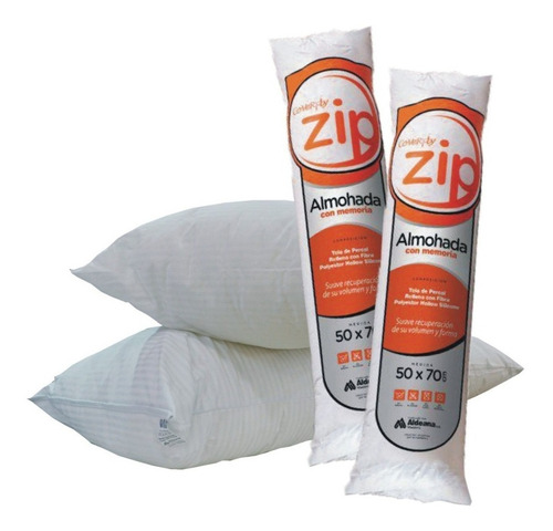 Almohada Zip Comprimida 50x70cm Super Calidad - zip 3.jpg