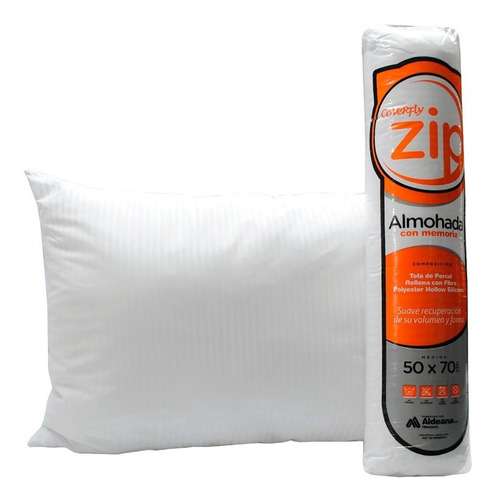 Almohada Zip Comprimida 50x70cm Super Calidad - zip 1.jpg