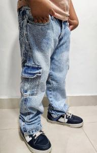 Jeans Oversize Cargo de Niño - Miniatura 4