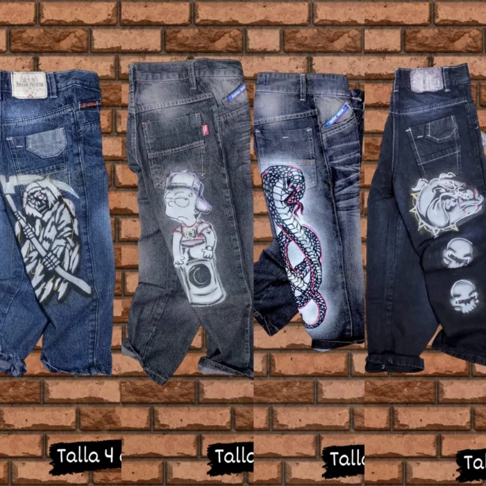 Jeans Baggy Talla  4 ,6 y 8 Pack de Oferta