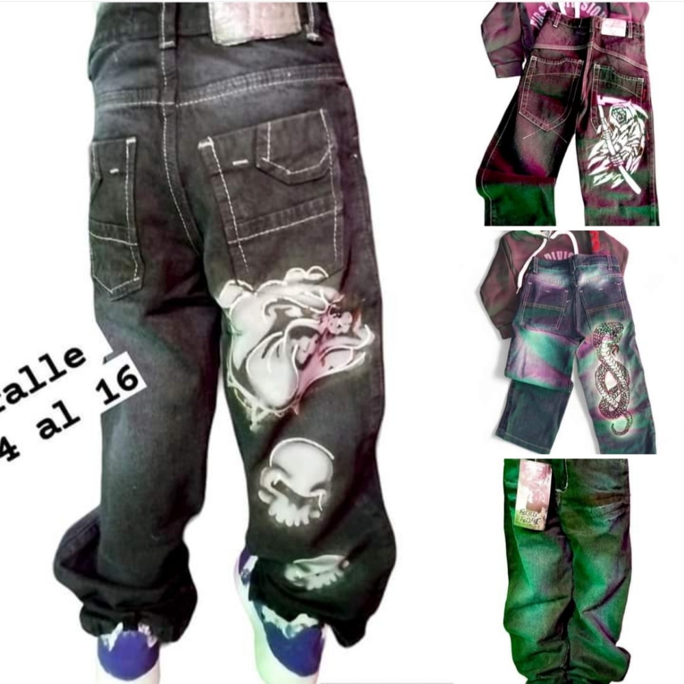 Jeans Baggy Talla  4 ,6 y 8 Pack de Oferta - Imagen 2