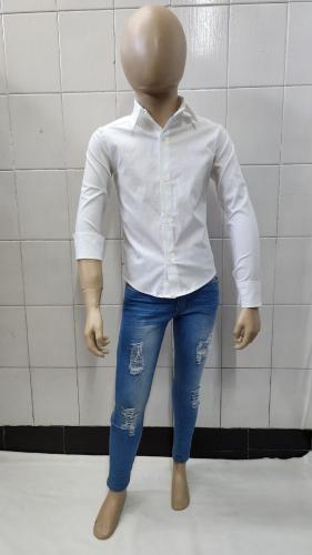 Camisas Liso  Elastizada Importada de Ñiños - Miniatura 5