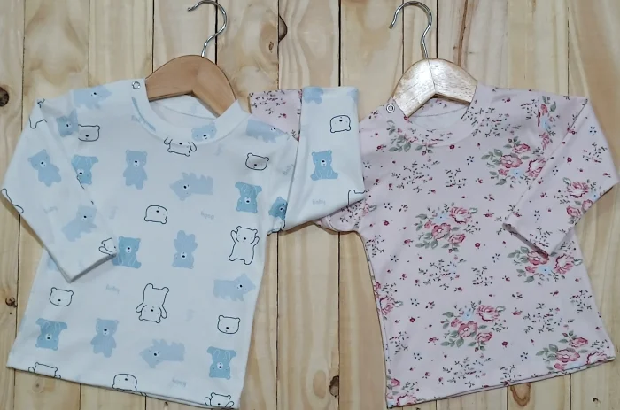 Camiseta de Bebé Interlok Estampado