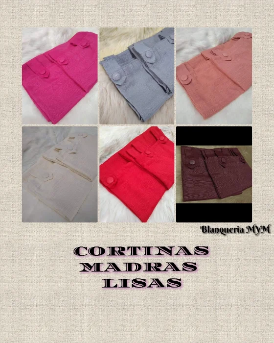 Cortina Madras Lisas