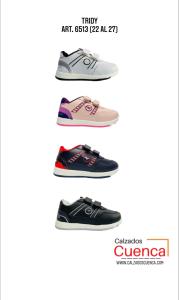 Zapatillas Tridy con Abrojo Art.6513 22 al 28