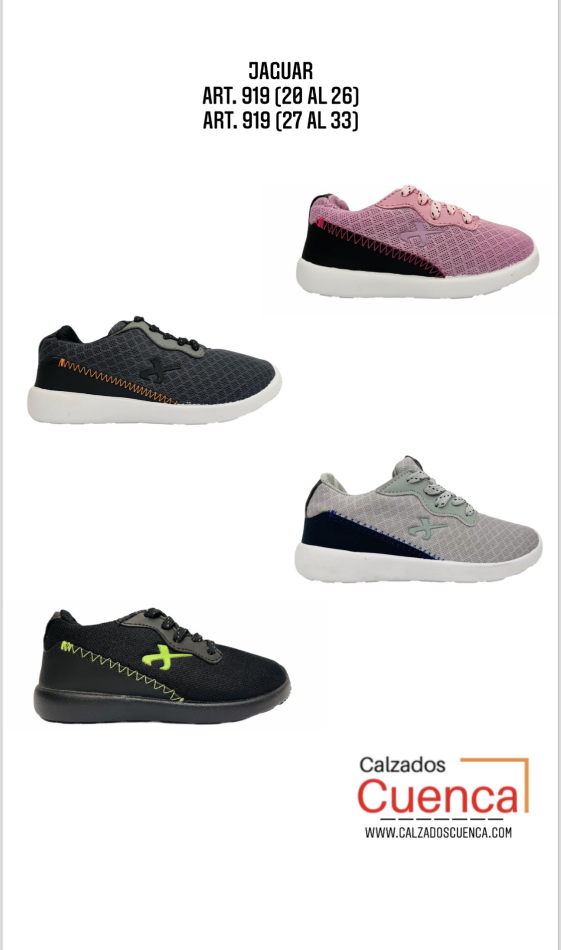 Zapatilla Deportiva Jaguar Original Niños Art.919 (20 al 33) - image10.jpeg