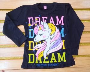 Manga Larga de Unicornio de Algodón