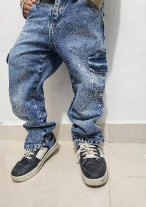 Jeans Oversize Cargo de Niño - Miniatura 2