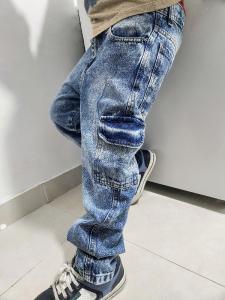 Jeans Oversize Cargo de Niño - Miniatura 3