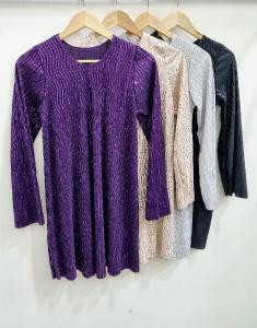 Vestido Bobo M/larga - Plisado Transfer